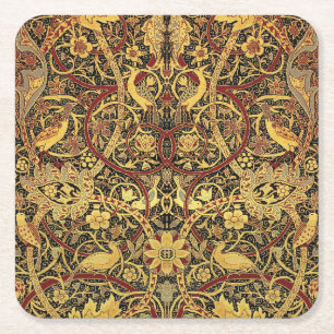 William Morris Bullerswood namaak tapijt Kartonnen Onderzetters