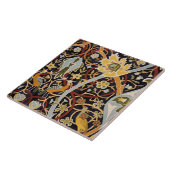 William Morris - Bullerswood,  ontwerp Tegeltje (Zijkant)