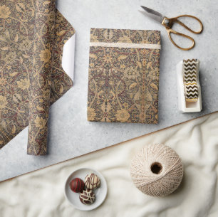 William Morris Bullerswood Tapijt Detail Cadeaupapier