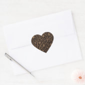 William Morris Campion Gefineerd Leren Damast Hart Sticker (Envelop)