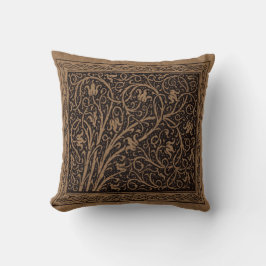 William Morris Campion Gefineerd Leren Damast Kussen