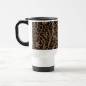 William Morris Campion Gefineerd Leren Damast Reisbeker (Links)