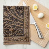 William Morris Campion Gefineerd Leren Damast Theedoek (Quarter Fold)