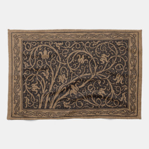 William Morris Campion Gefineerd Leren Damast Theedoek