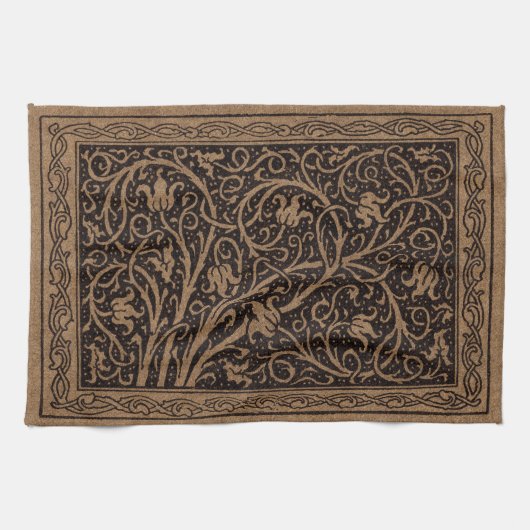 William Morris Campion Gefineerd Leren Damast Theedoek (Horizontaal)
