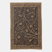 William Morris Campion Gefineerd Leren Damast Theedoek (Verticaal)