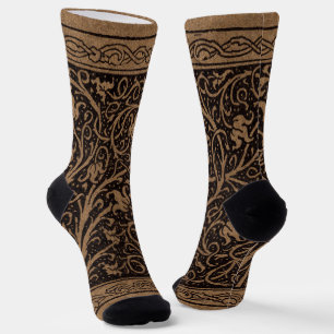William Morris Campion Gestempeld Leren Damast Sokken