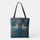William Morris Canvas tas voor Vrouwen, Bird Print (Achterkant)