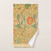 William Morris Carnations Retro Floral Bad Handdoek (Handdoek)
