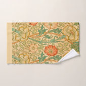 William Morris Carnations Retro Floral Bad Handdoek (Handdoek)