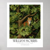 William Morris  Cat in het Oerwoud Poster (Voorkant)