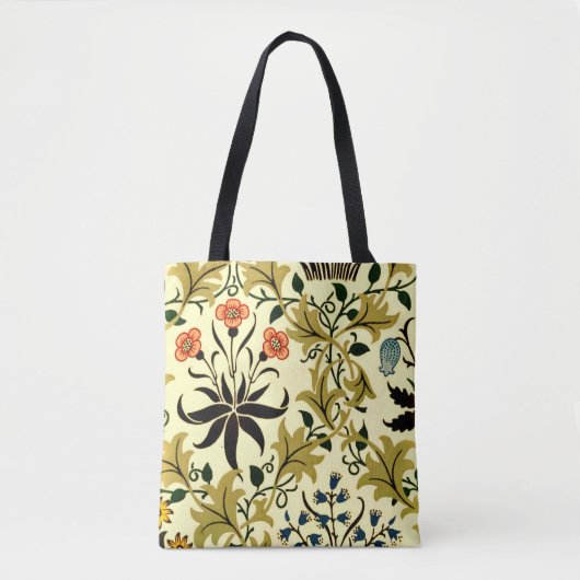 William Morris - Celadine, populair patroon, Tote Bag (Voorkant)