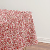 William Morris Cherry Red Larkspur Pattern Tafelkleed (Voorbeeld)