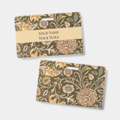 William Morris Cherwell Antiek Bloempatroon Badge (Voor- en achterkant)