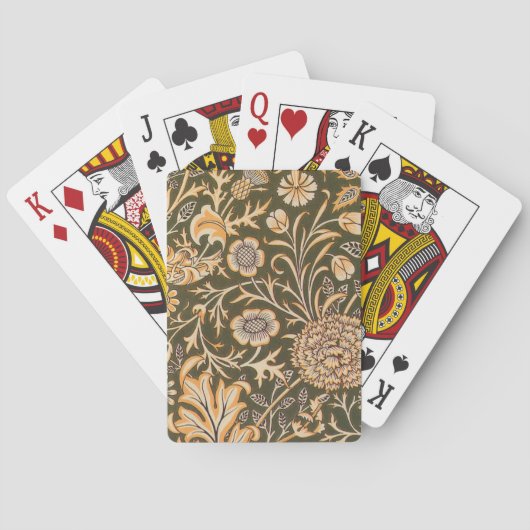 William Morris Cherwell Behangpatroon Pokerkaarten (Achterkant)