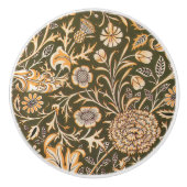 William * Morris Cherwell Brown Sinaasappel Keramische Knop (Voorkant)