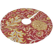 William Morris Cherwell Floral Pattern Red Kerstboom Rok (Gekanteld)
