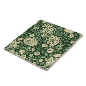 William Morris 'Cherwell' in Forest Green Tegeltje (Zijkant)