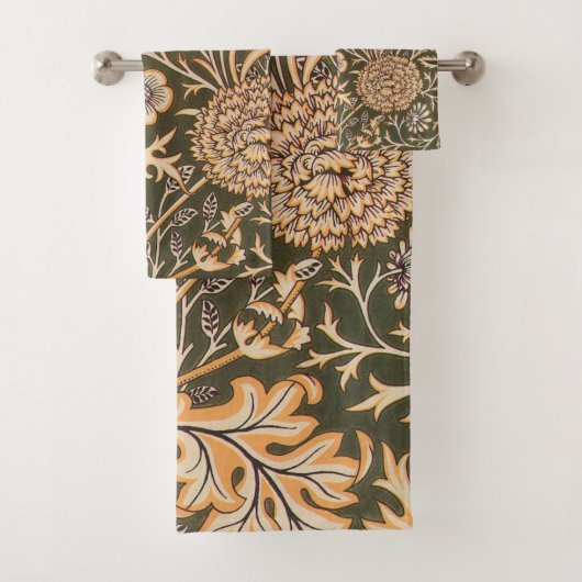 William Morris Cherwell Wallpaper Pattern Bad Handdoek (Insitu)
