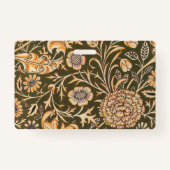 William Morris Cherwell Wallpaper Pattern Badge (Achterkant)