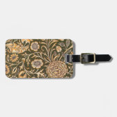 William Morris Cherwell Wallpaper Pattern Bagagelabel (Voorkant horizontaal)