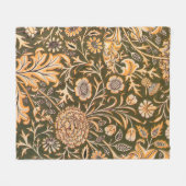 William Morris Cherwell Wallpaper Pattern Fleece Deken (Voorkant (Horizontaal))