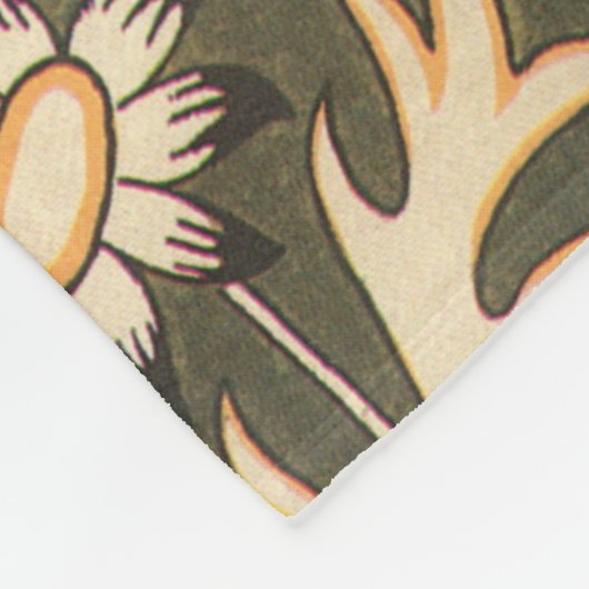 William Morris Cherwell Wallpaper Pattern Fleece Deken (Hoek)