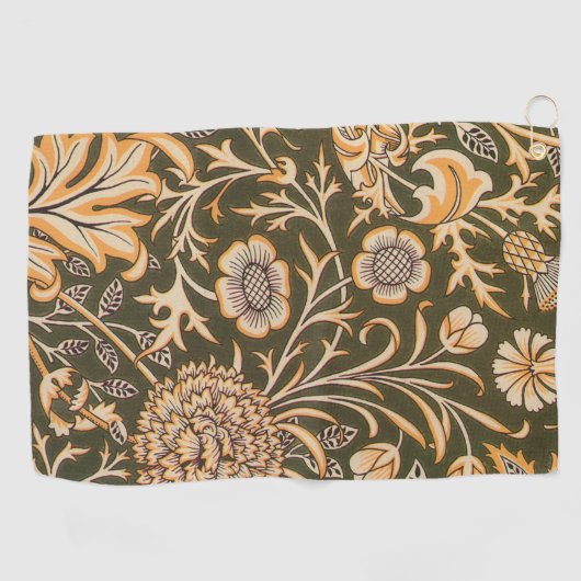 William Morris Cherwell Wallpaper Pattern Golfhanddoek (Horizontaal)