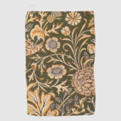 William Morris Cherwell Wallpaper Pattern Golfhanddoek (Voorkant)
