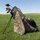 William Morris Cherwell Wallpaper Pattern Golfhanddoek (Groen)