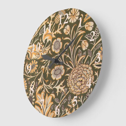 William Morris Cherwell Wallpaper Pattern Grote Klok (Hoek)