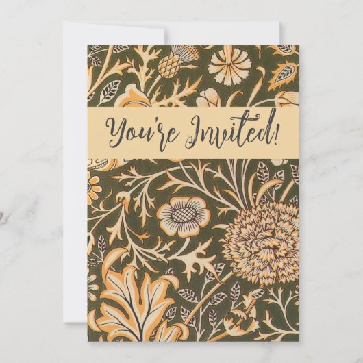 William Morris Cherwell Wallpaper Pattern Kaart (Voorkant)