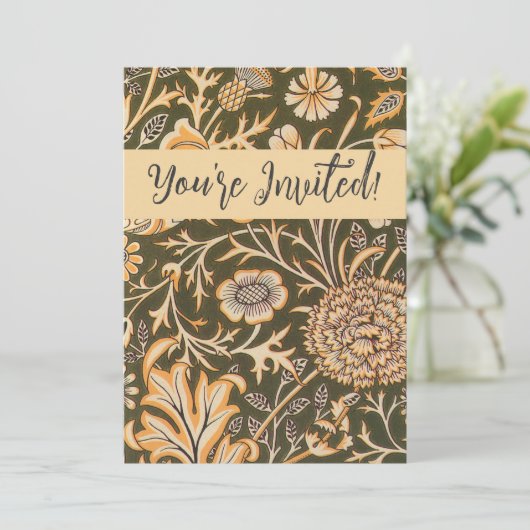 William Morris Cherwell Wallpaper Pattern Kaart (Staand voorkant)