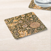 William Morris Cherwell Wallpaper Pattern Kartonnen Onderzetters (Schuin)