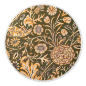 William Morris Cherwell Wallpaper Pattern Keramische Knop (Voorkant)