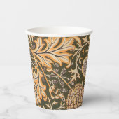 William Morris Cherwell Wallpaper Pattern Papieren Bekers (Voorkant)