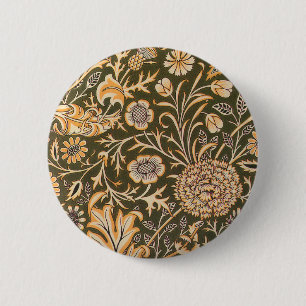 William Morris Cherwell Wallpaper Pattern Ronde Button 5,7 Cm