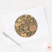 William Morris Cherwell Wallpaper Pattern Ronde Sticker (Envelop)
