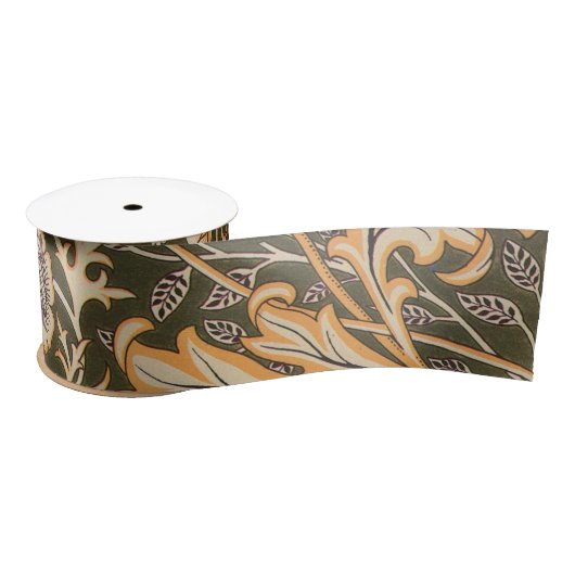 William Morris Cherwell Wallpaper Pattern Satijnen Lint (Spoel)