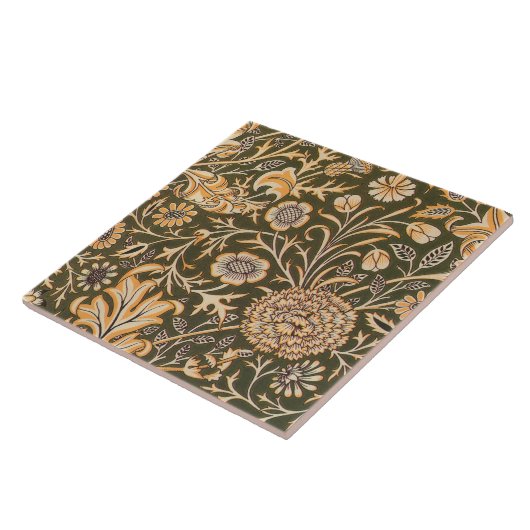 William Morris Cherwell Wallpaper Pattern Tegeltje (Zijkant)