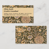 William Morris Cherwell Wallpaper Pattern Visitekaartje (Voorkant / Achterkant)