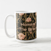 William Morris Chic Rose Trellis Home of the Brave Koffiemok (Links)