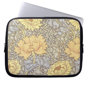 William Morris Chrysanthemum Bloem Laptop Sleeve