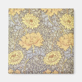 William Morris Chrysanthemum  Bloem Magneet (Voorkant)