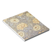William Morris Chrysanthemum  Bloem Notitieblok (Schuin)