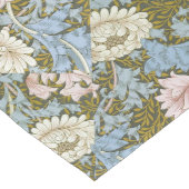 William Morris Chrysanthemum Bloemen Patroon Folia Lange Tafelloper (Hoek)