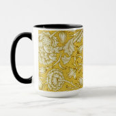 William Morris Chrysanthemum Bloemen Patroon Folia Mok (Links)
