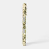 William Morris Chrysanthemum Custom Monogram iPhone 16 Hoesje (Rechterkant)