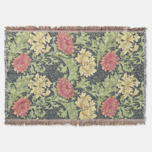 William Morris Chrysanthemum  Floral Art Deken