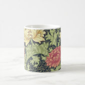 William Morris Chrysanthemum Floral Art Koffiemok (Center)